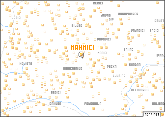 map of Mahmići