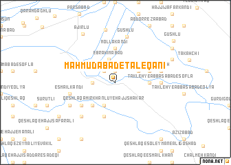 map of Maḩmūdābād-e Ţāleqānī