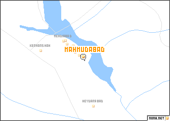 map of Maḩmūdābād
