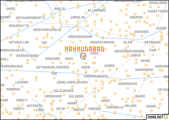map of Mahmūdābād