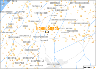 map of Mahmūdābād