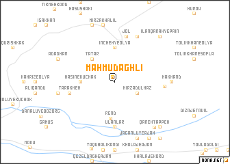 map of Maḩmūd Āghlī