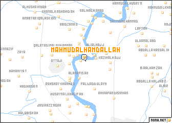 map of Maḩmūd al Ḩamd Allāh