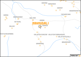 map of Maḩmūd ‘Alī