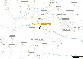 map of Maḩmūd Bayk