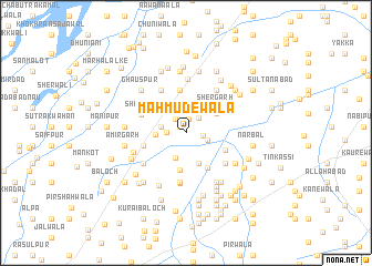 map of Mahmūdewāla