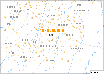 map of Mahmūdgarh