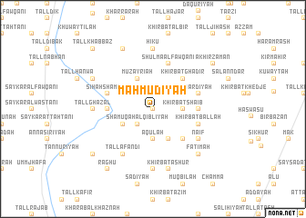 map of Maḩmūdīyah