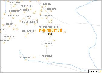 map of Maḩmūdīyeh