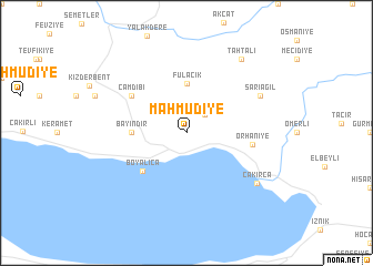 map of Mahmudiye