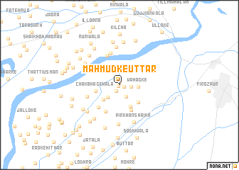 map of Mahmūdke Uttār