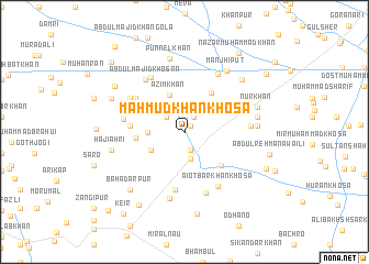 map of Mahmūd Khān Khosa