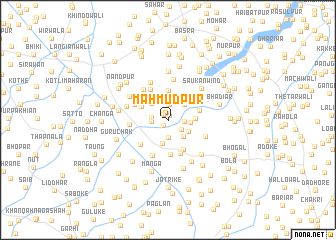 map of Mahmudpur