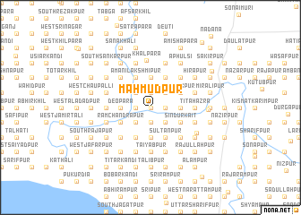 map of Mahmūdpur