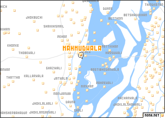 map of Mahmūdwāla
