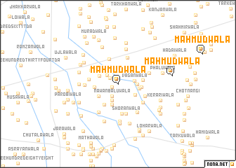 map of Mahmūdwāla