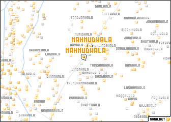 map of Mahmūdwāla