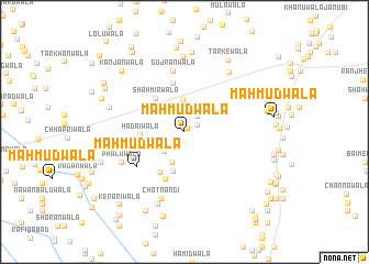 map of Mahmūdwāla