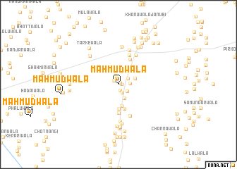 map of Mahmūdwāla