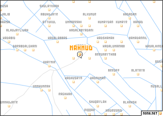 map of Maḩmūd