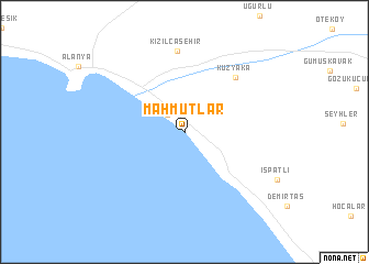 map of Mahmutlar