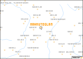 map of Mahmutoğlan