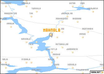 map of Mahnala