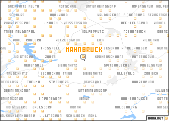 map of Mahnbrück