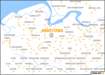 map of Mahnyinah