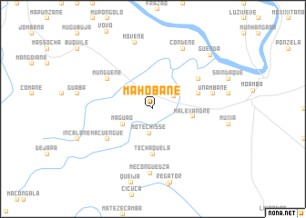 map of Mahobane