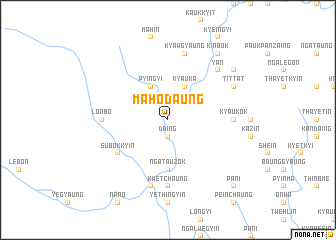 map of Mahodaung