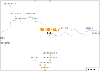 map of Mahoikely