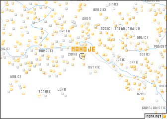 map of Mahoje