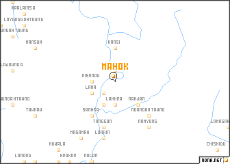 map of Mahok