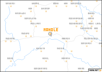 map of Maholé