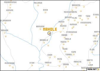 map of Mahole