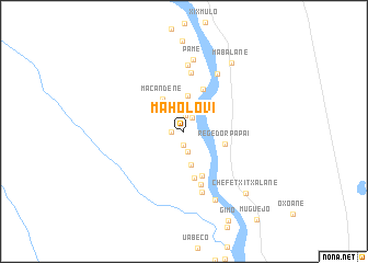 map of Maholovi