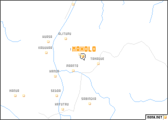 map of Maholo