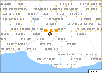 map of Mahoma