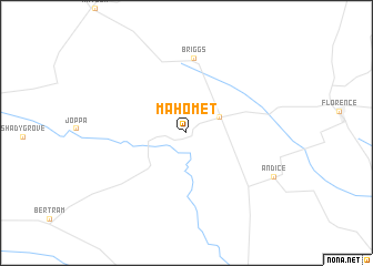 map of Mahomet