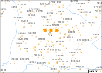 map of Mahonda