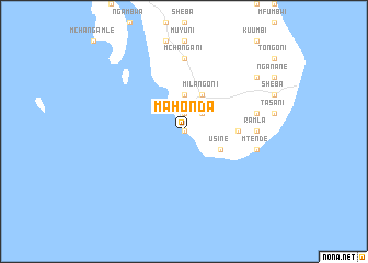 map of Mahonda