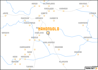 map of Mahondolo
