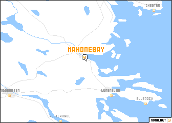 map of Mahone Bay