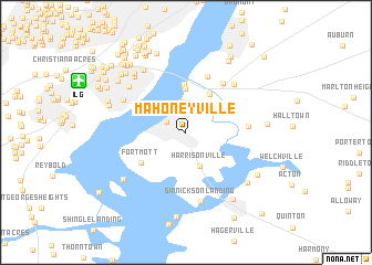 map of Mahoneyville