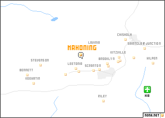 map of Mahoning