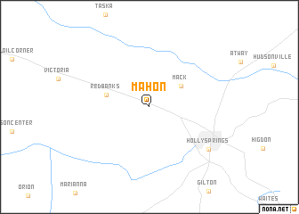 map of Mahon