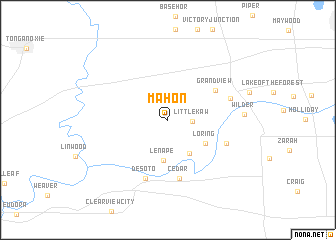 map of Mahon