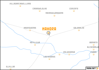 map of Mahora