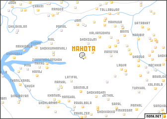map of Mahota